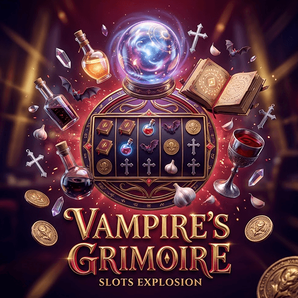 Luxury online casino interface with golden slots and playing cards